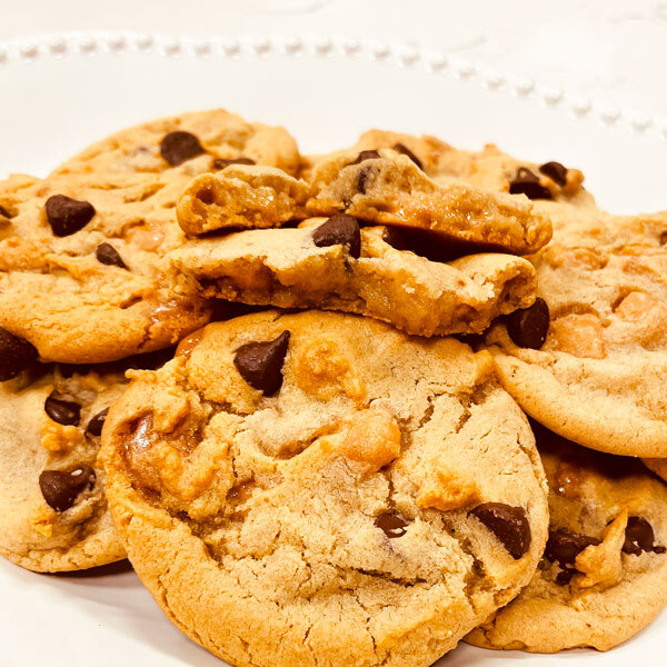 Sea Salted Caramel Chocolate Cookies