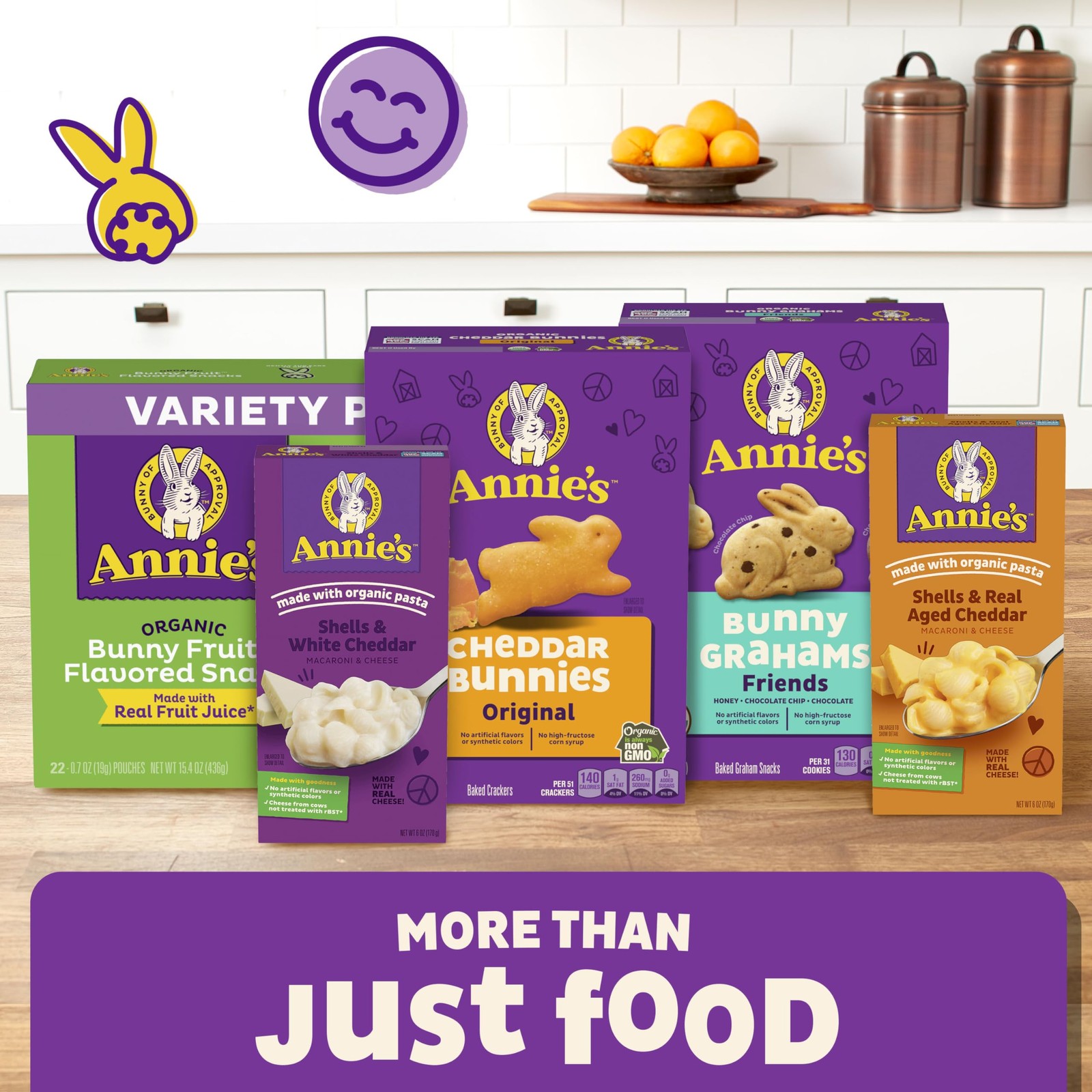Annie’s Organic Chocolate Bunny Graham Snacks, Gluten Free, 7.5 oz