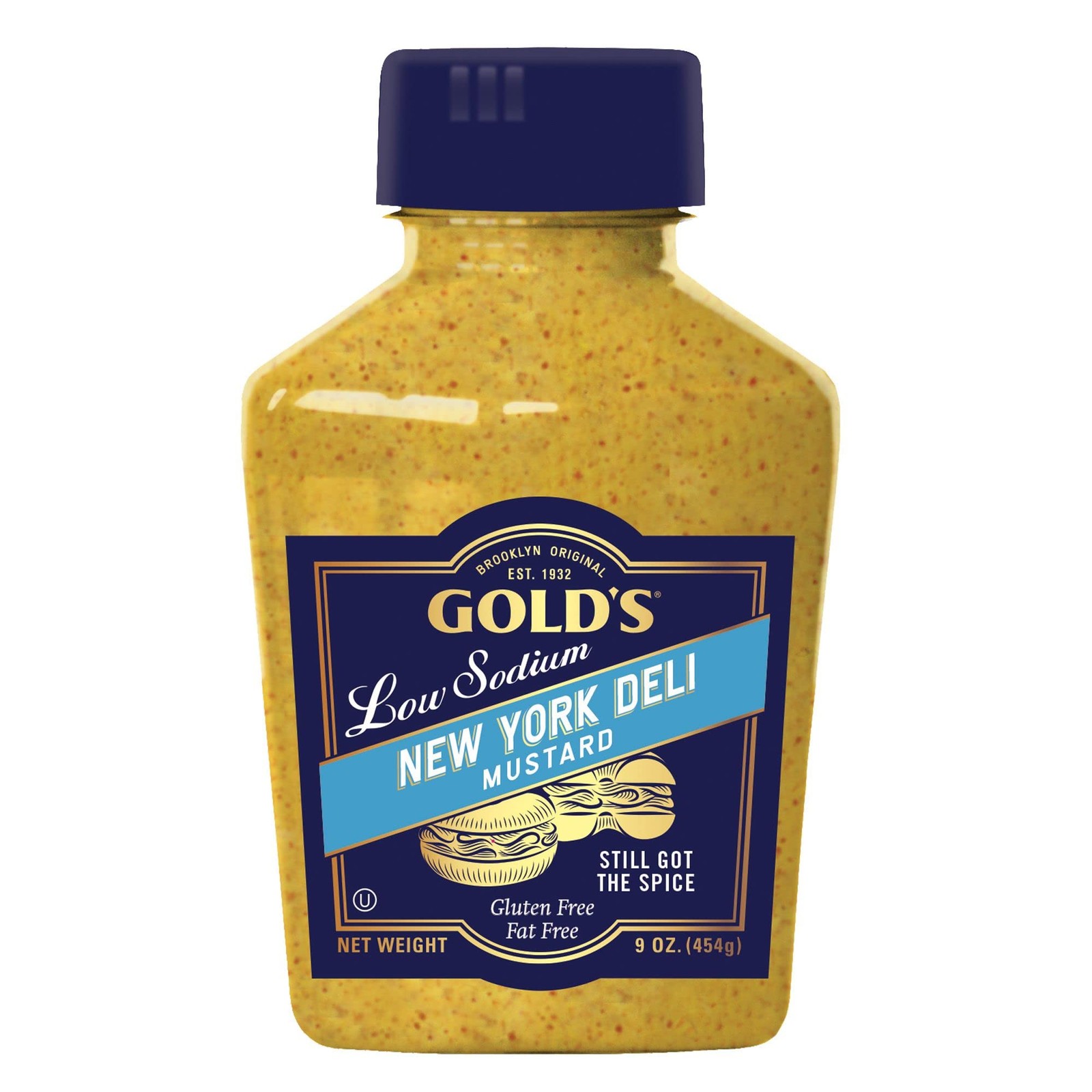 Gold’s Low Sodium New York Deli – Kosher Certified, Gluten Free, Fat Free,