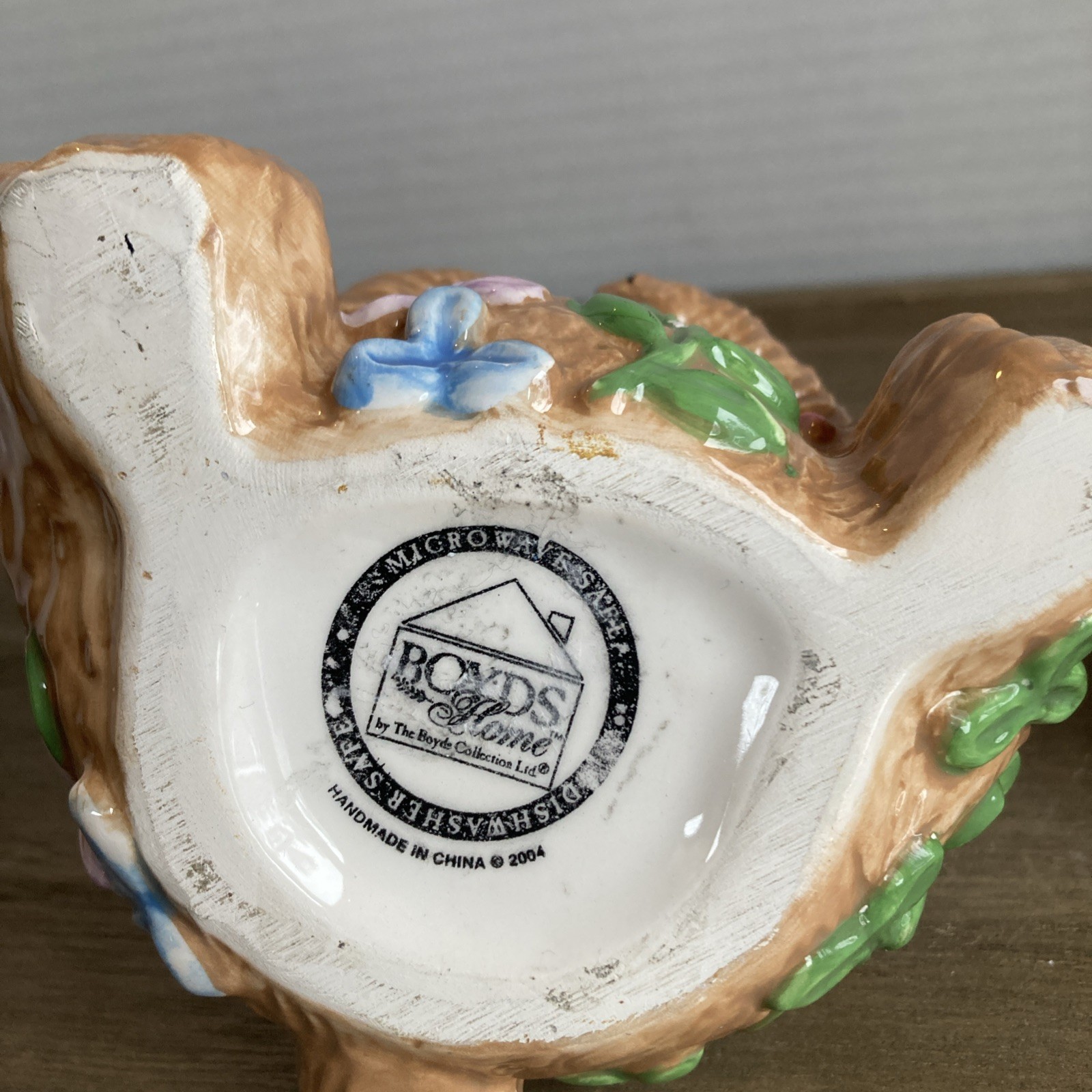 Vintage Boyds Bears Home Collection Ceramic Teddy Bear Sugar Bowl 5.5” tall