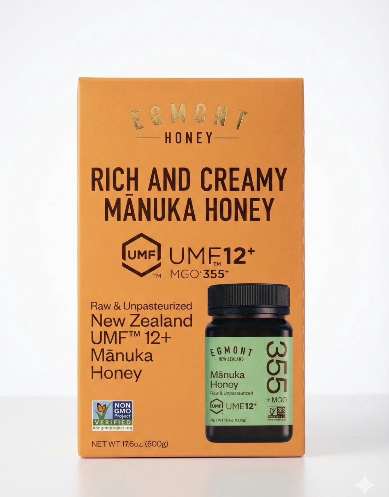 Egmont Honey Rich and Creamy Manuka Honey, UMF 12+, 17.6 Ounce