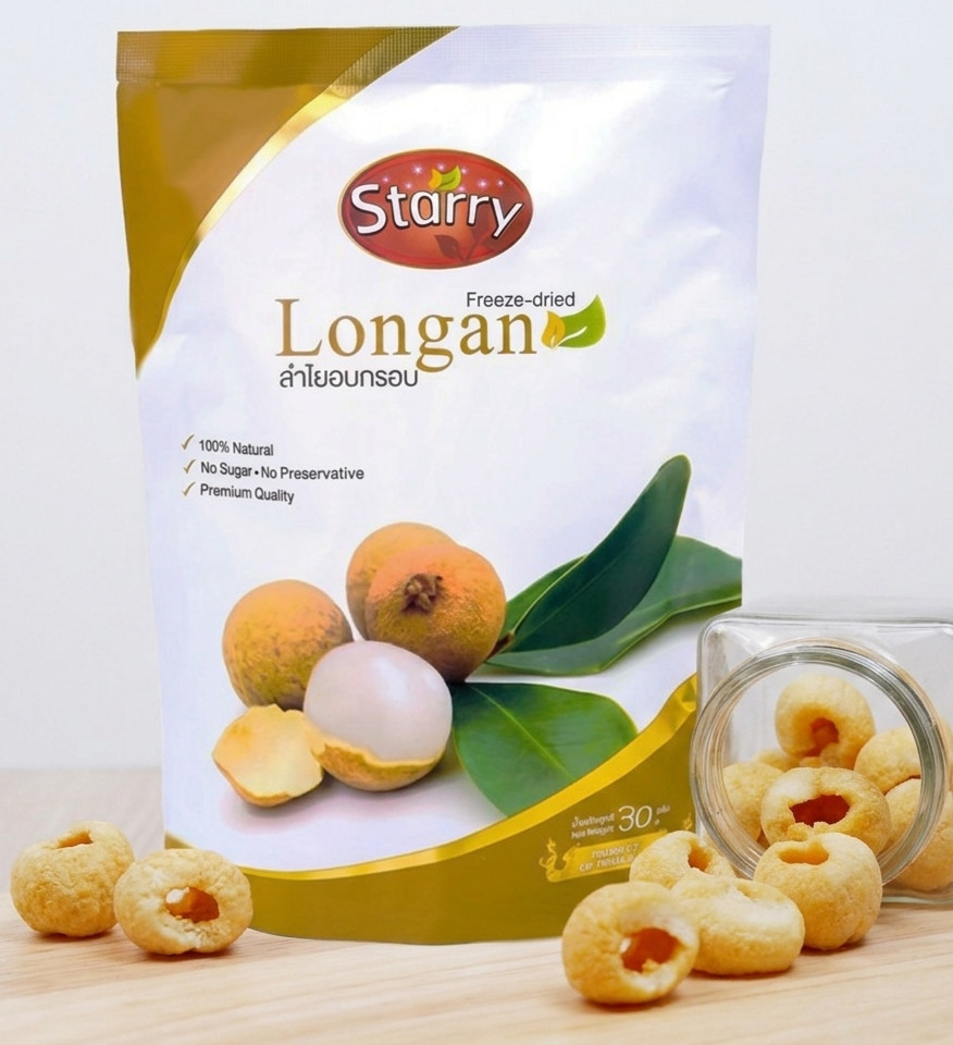 Freeze Dried Tropical Fruit Discovery Pack 4x30g Thai No Sugar Crispy Snack