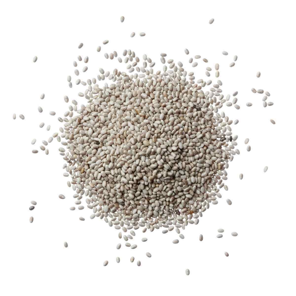 Organic White Chia Seeds – Non-GMO,Kosher,Raw, Vegan, Sirtfood – by Food to Live
