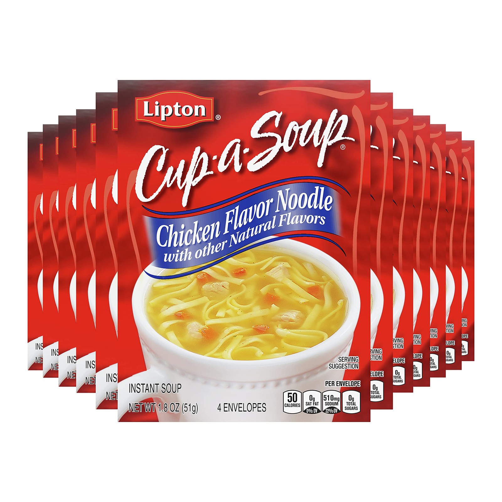 SOUP SECRETS Lipton Cup-a-Soup Instant Soup For a Warm Cup of Pack of 12