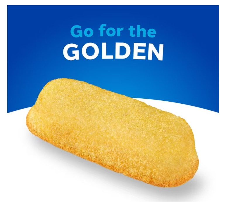 Hostess Twinkies Snack Cakes, Golden Sponge Cake with Crème Filling, 21.73 oz Bo