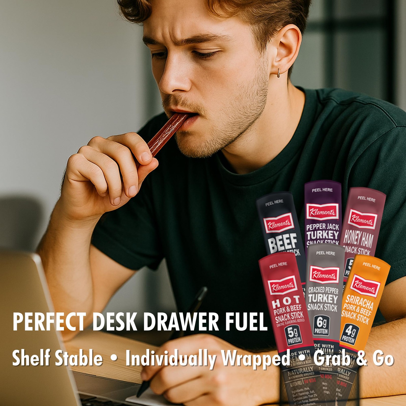 Jerky Gift Basket for Men | Birthday Gifts for Men | 30 Piece Meat Sticks Sam…