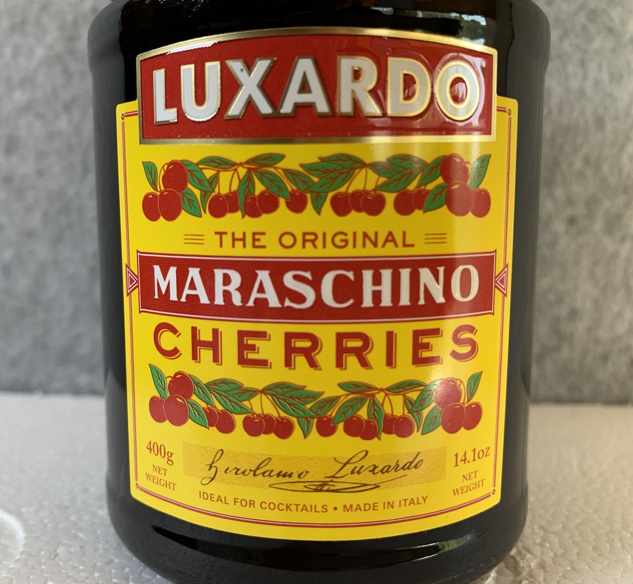 LUXARDO The Original Gourmet Maraschino Cherries 14.1 oz EXP 12/29 Made in Italy