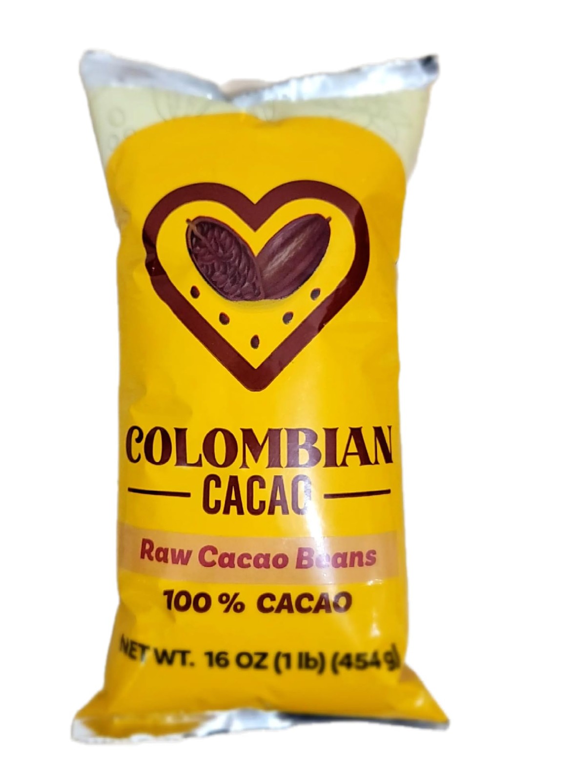 Raw Cacao Beans Unroasted – 100% Pure Colombian Whole 16.0144 Ounce