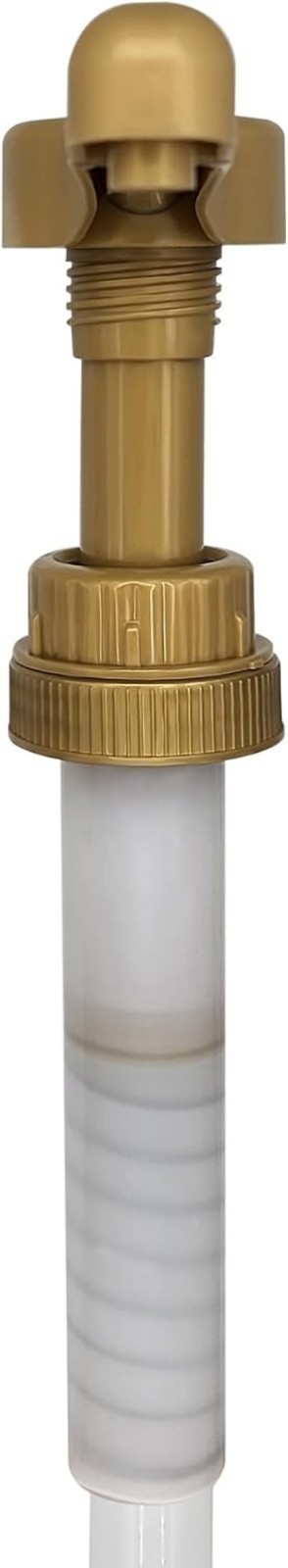 64 fl oz BPA-Free Sauce Pump for Syrups – Elegant Gold for All Your Desserts