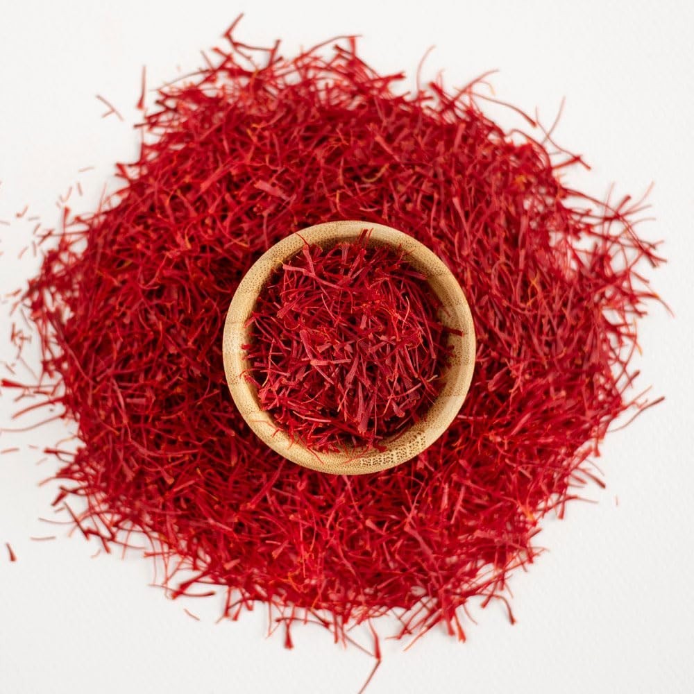 Grade A+ Pure All Red Saffron Threads – 100% Natural Luxury Spice 0.035 oz