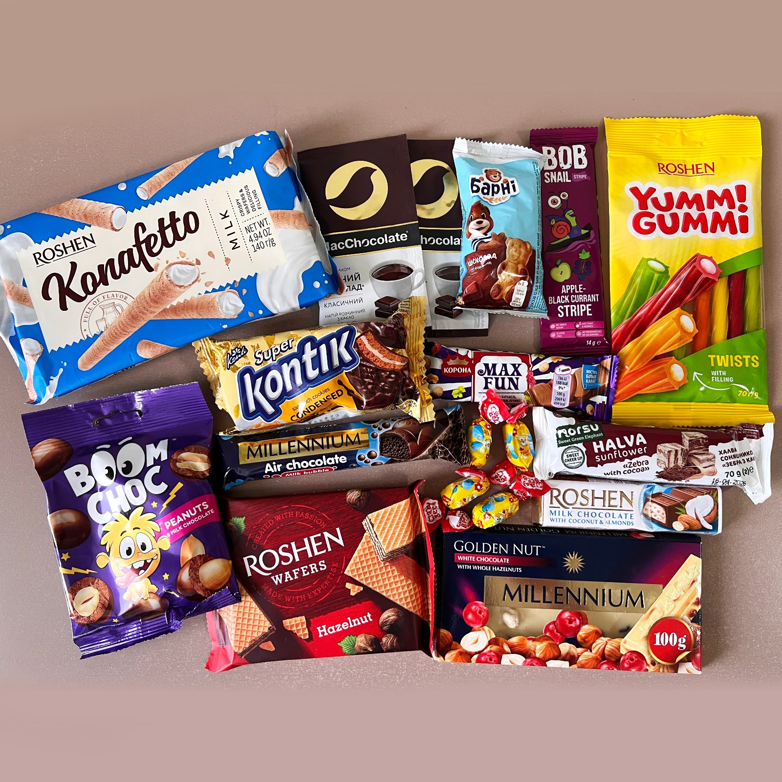 Ukrainian Candy Lovers Sweet Snacks Gift Box Unique Candies & Chocolates Ukraine