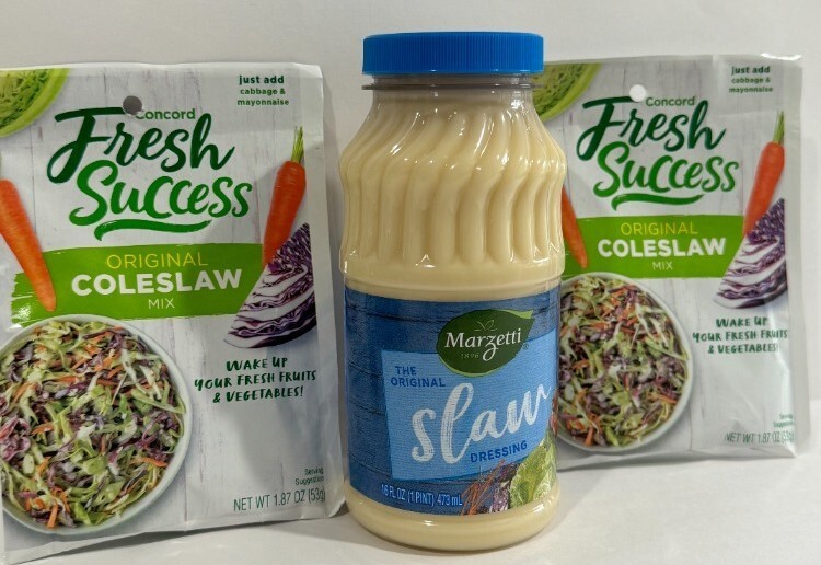 Marzetti slaw dressing 16fl. oz. w/ Concord Fresh Success coleslaw mix 3.74oz