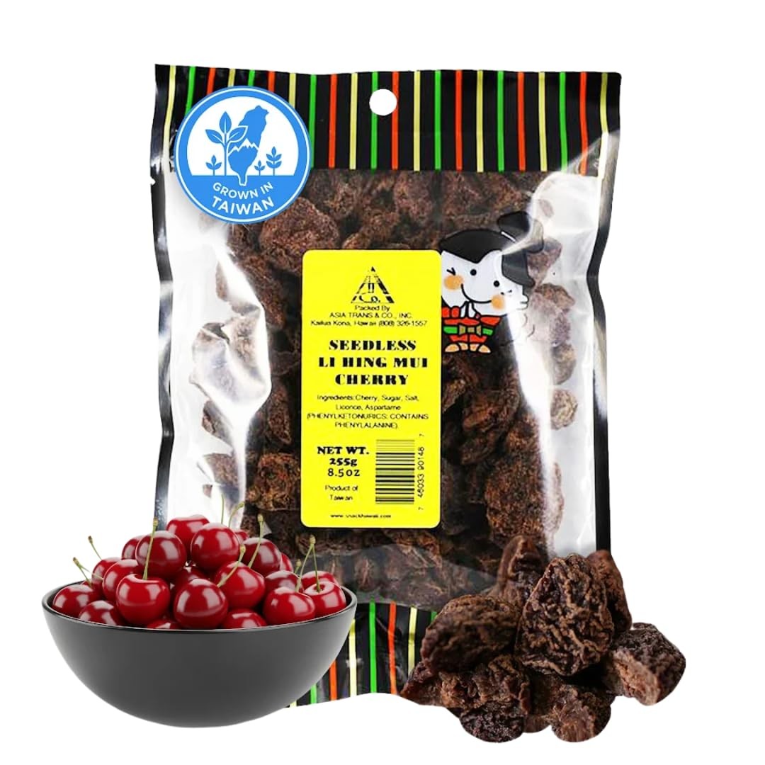 Asia Trans Seedless Li Hing Mui Cherry | Hawaiian Favorite | Naturally Sweet …
