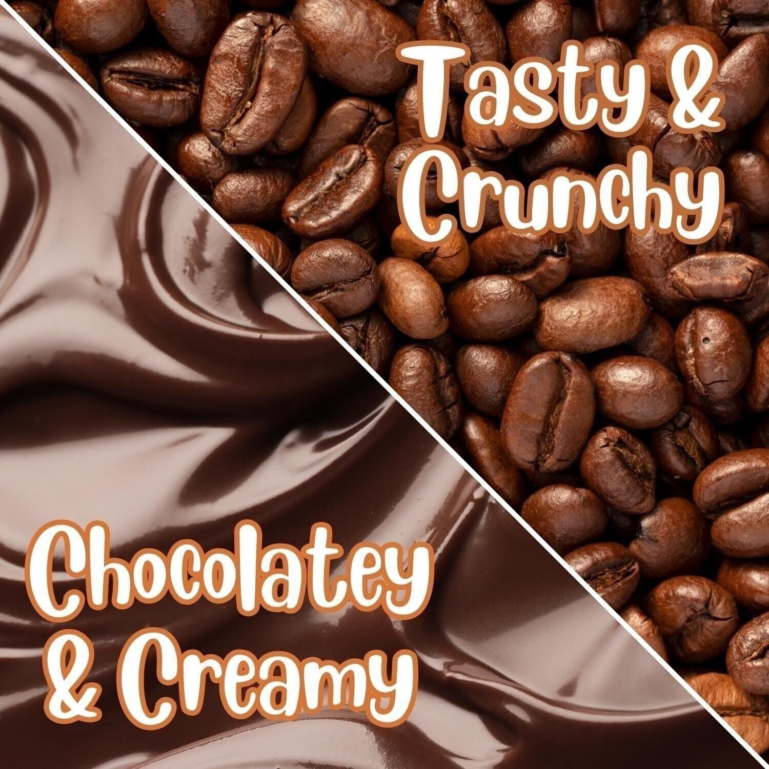 Dark Chocolate Covered Espresso Beans – by It’s Delish, 3 Lbs Jumbo Container…