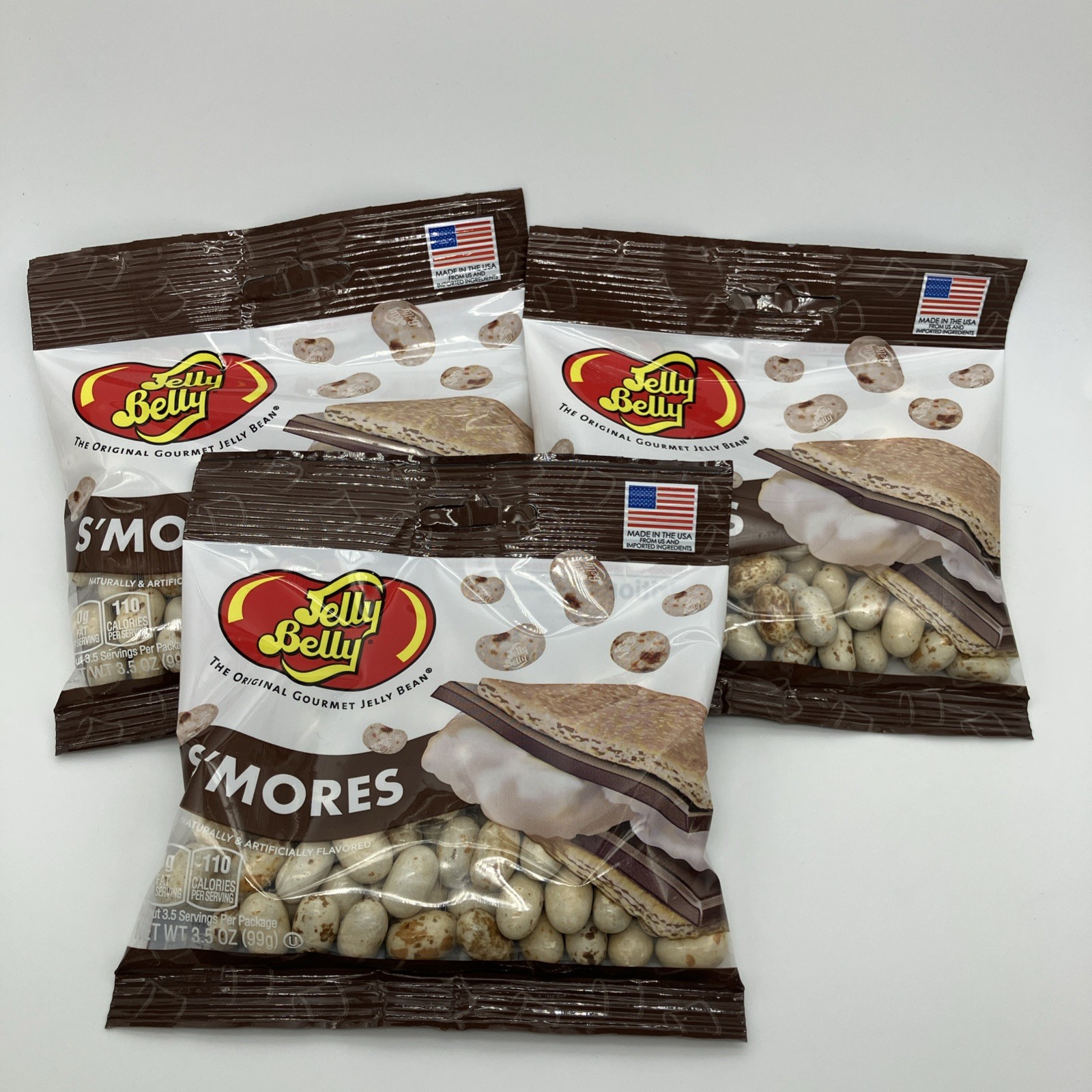 Smore Jelly Belly Jelly Beans (3 Count) Free Shipping 3×3.5 oz DISC MFG