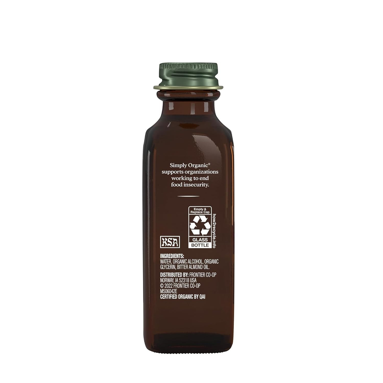 Simply Organic Almond Extract, Certified Organic, 2 Ounce