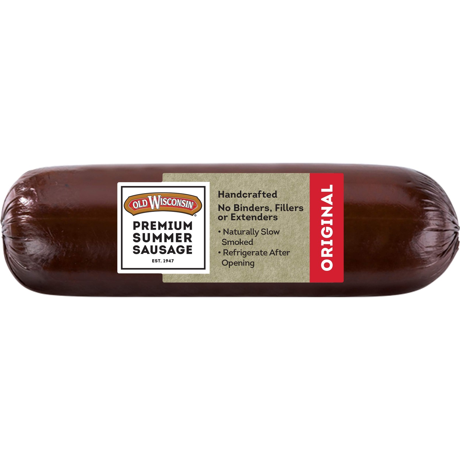 Premium Summer Sausage, 100% Natural Meat, Charcuterie, Ready to Eat, High Pr…