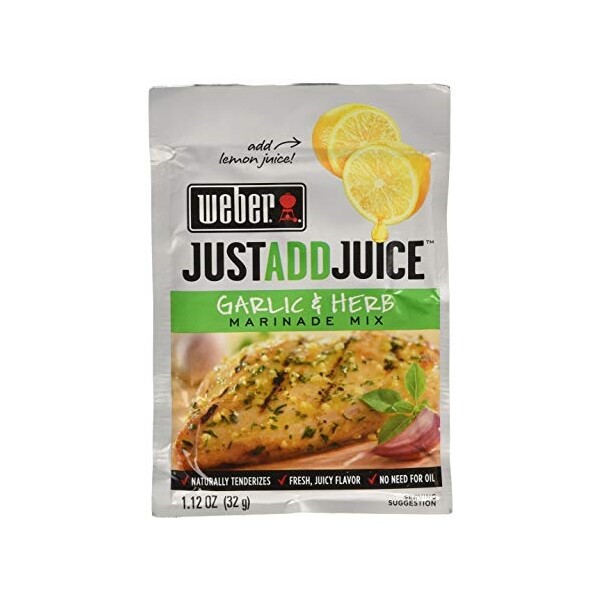 Weber Garlic & Herb Marinade Mix – Just Add Juice