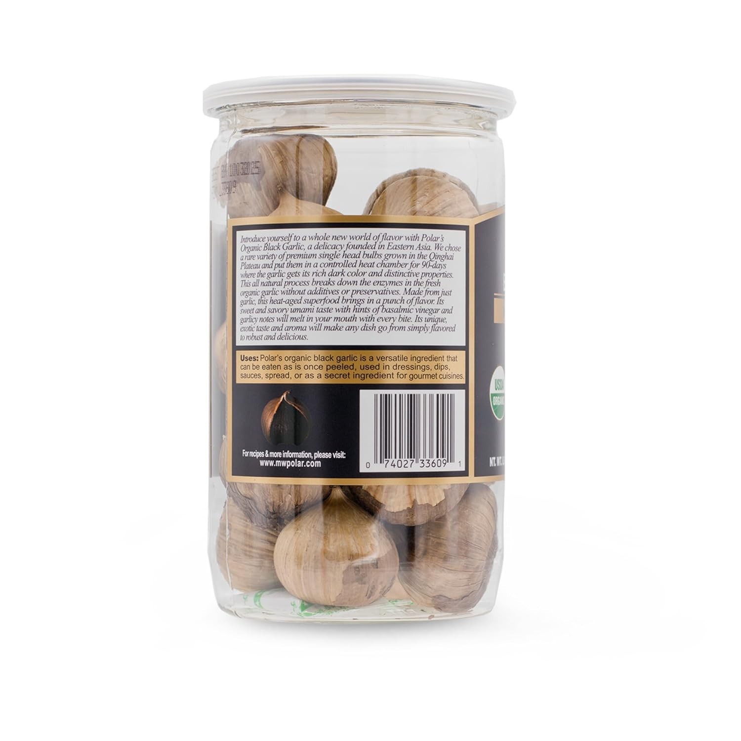 Ready-to-Eat USDA Organic Black Garlic