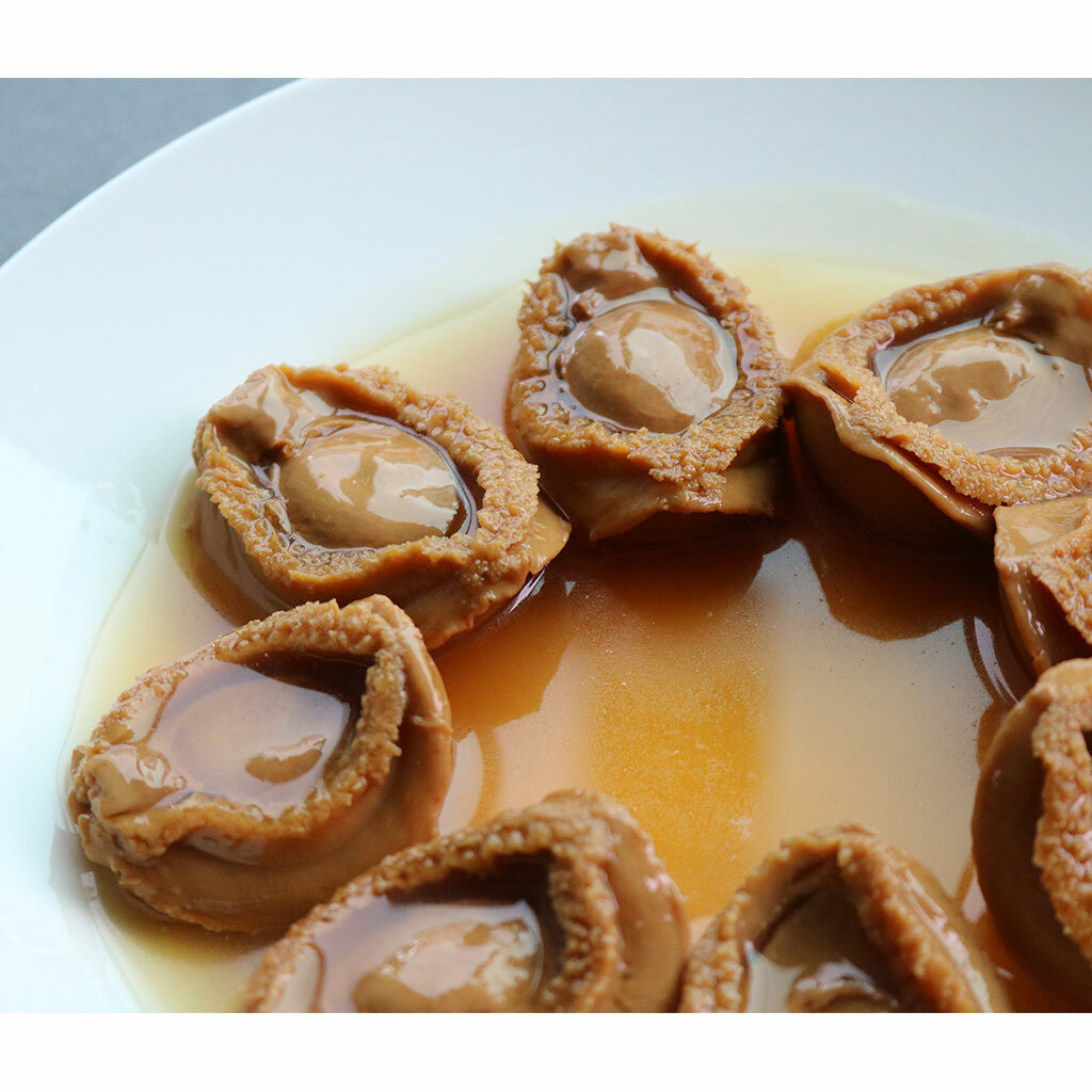 Korean Abalone Canned in Premium Sauce 31.75oz (450g x 2 Cans) Best Seafood