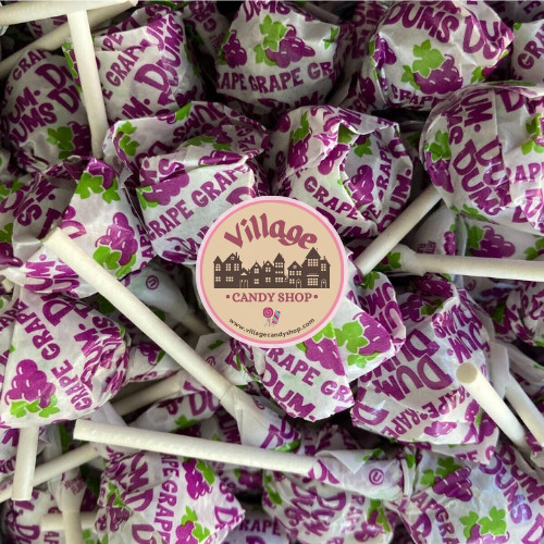 Grape Dum Dums Lollipops – 35 Count