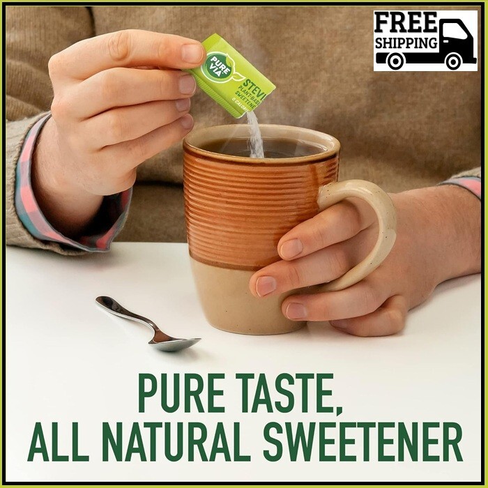 Pure Via Stevia Sweetener 28.2oz (800 packets)