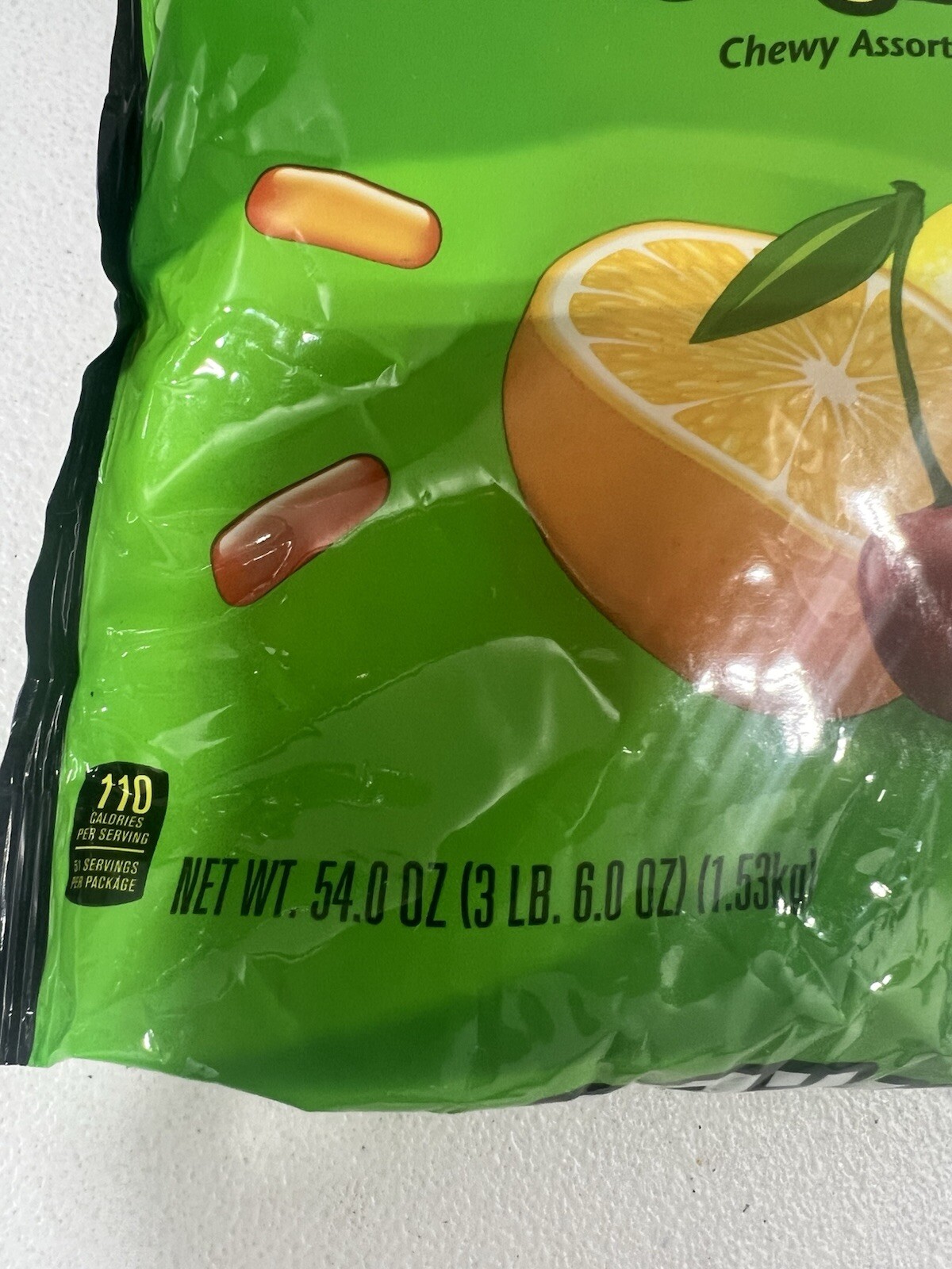 2- Mike and Ike Chewy Assorted Original Fruits (54 oz. Each) BB 3/2026