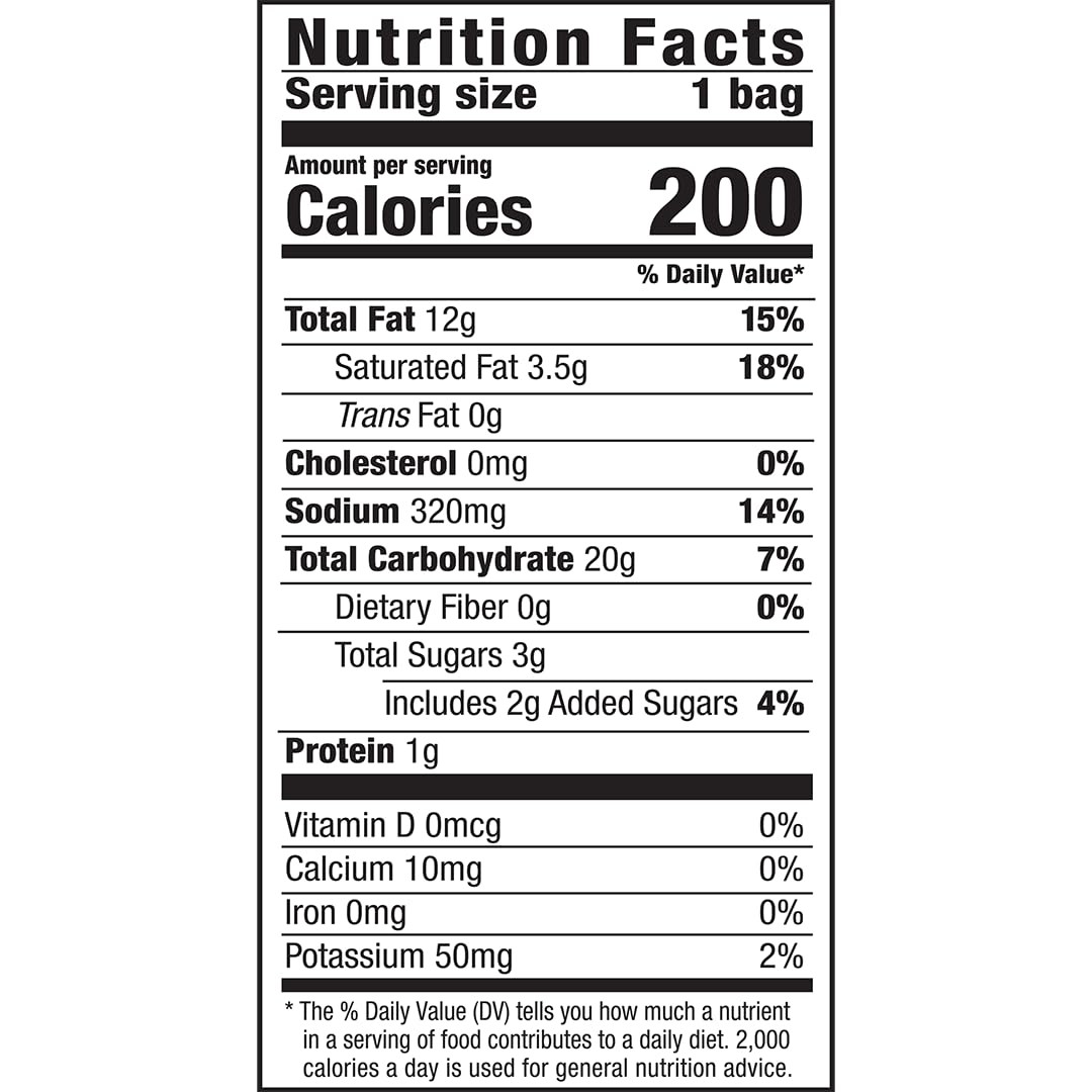 Herr’s Honey Cheese Flavored Curls, Gluten Free Snacks, 1.25oz Bag (24 Count)