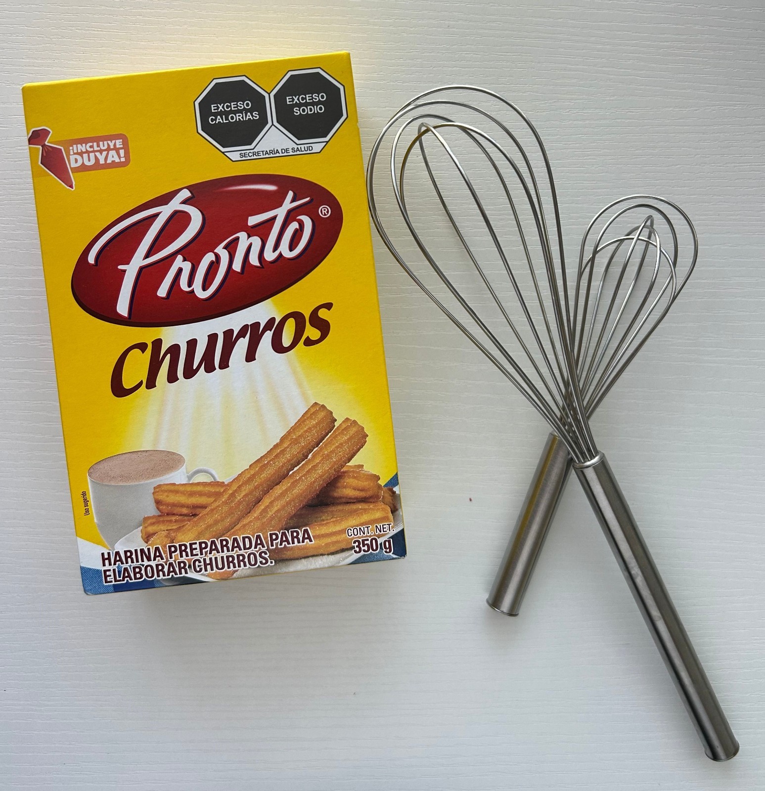Pronto Churros, Prepared Flour for Making Churros, Include piping bag