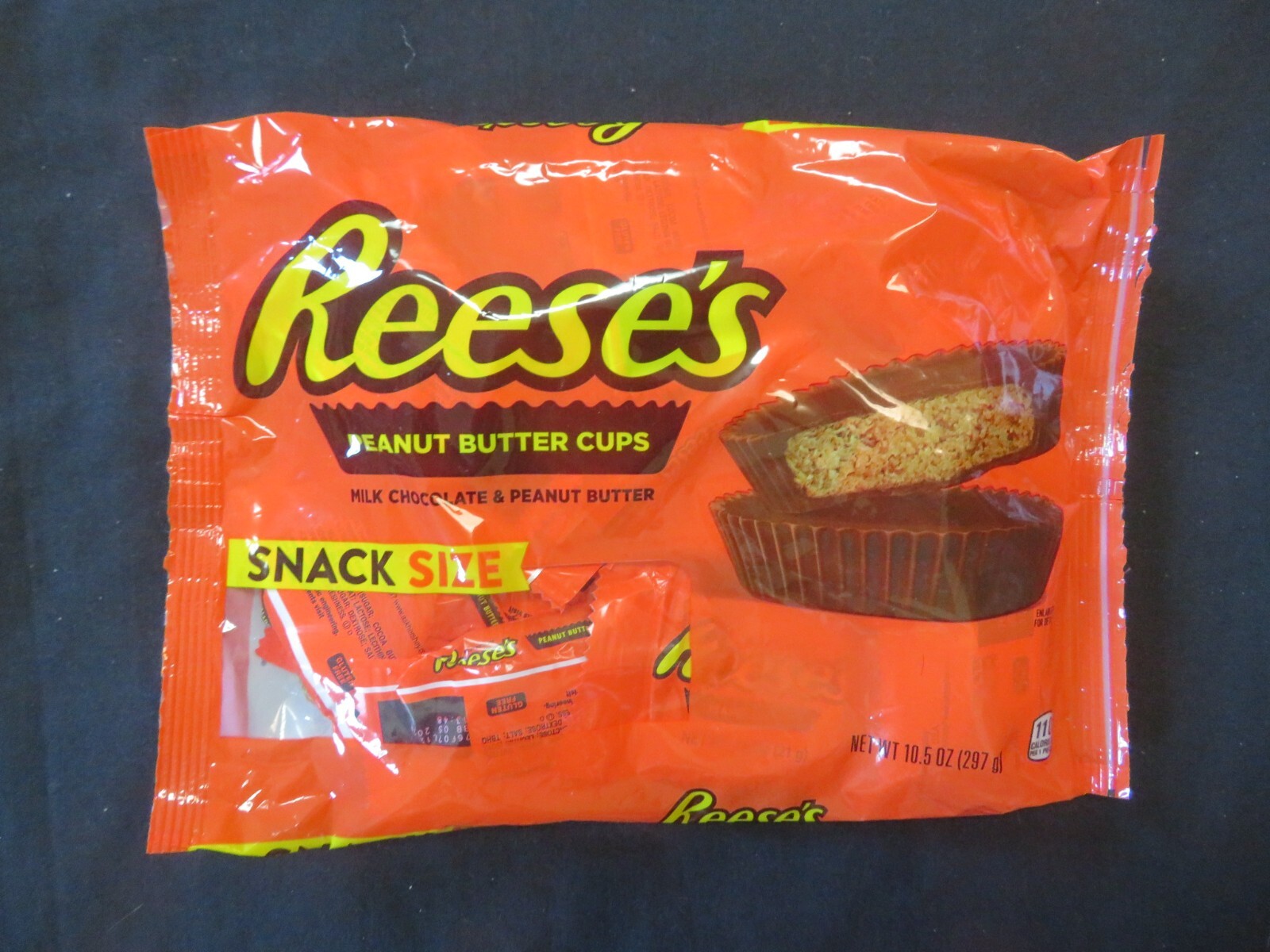 (1) Bag Of Reese’s Peanut Butter Cups Snack Size 10.5 Oz
