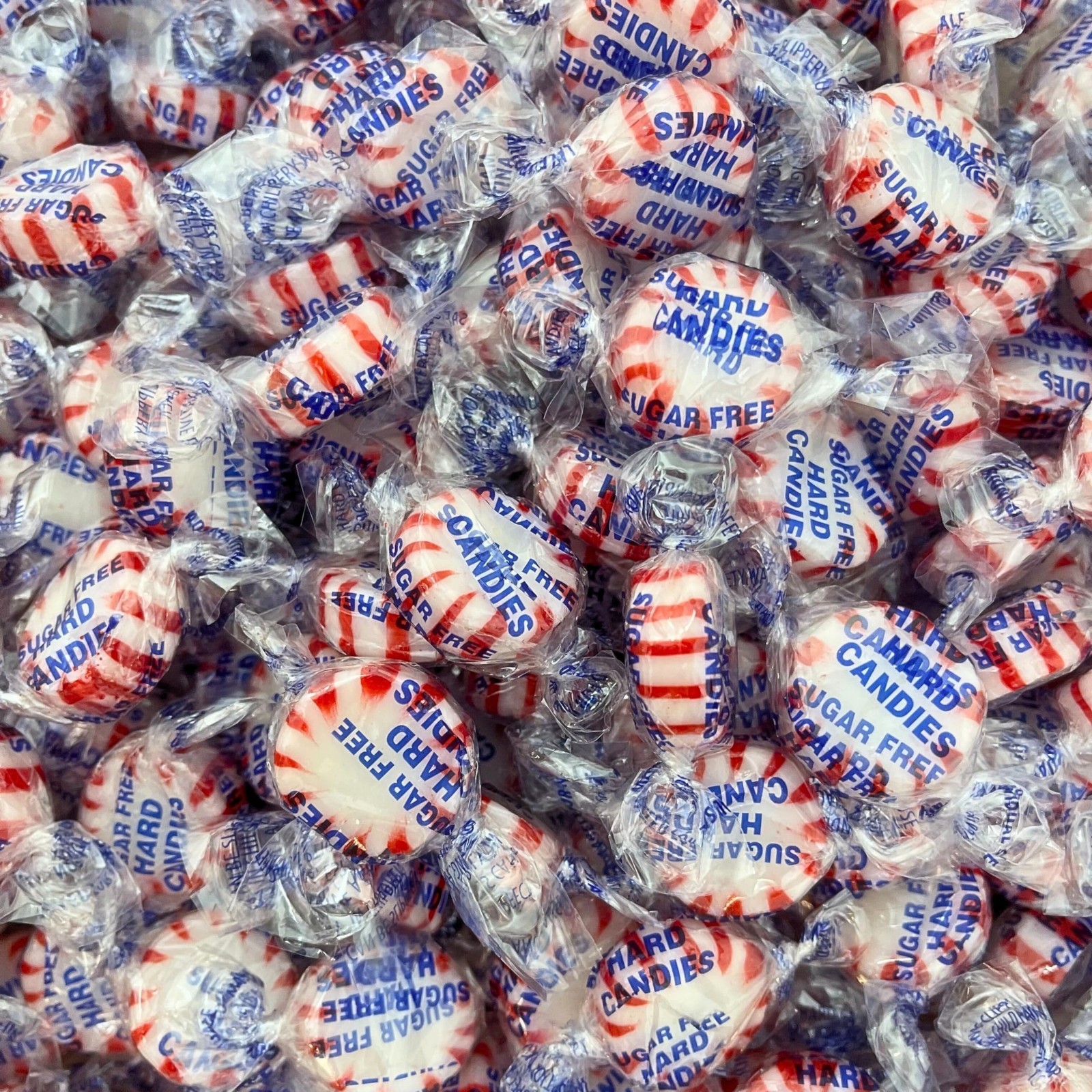 Sugar Free Peppermint Starlight Mints Hard Candy – 1 lb Bulk Bag Individually
