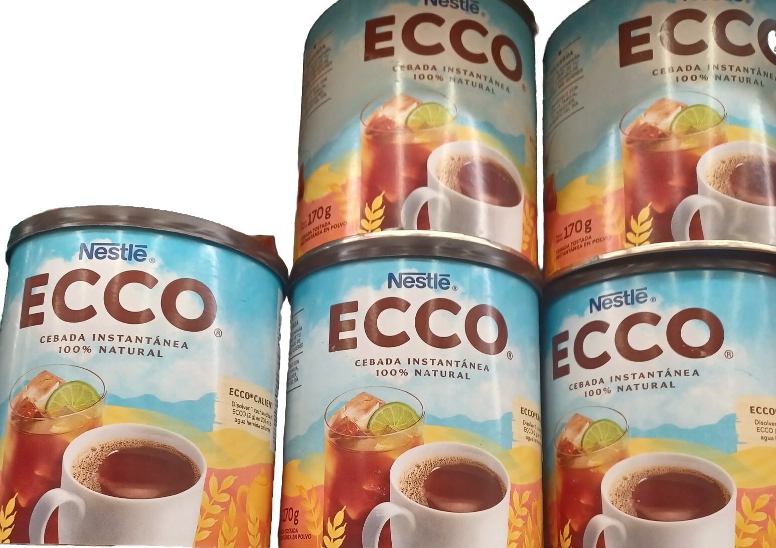 5 Nestle Ecco Cebada Instantanea 170g /6oz. (from Peru) 100% Natural