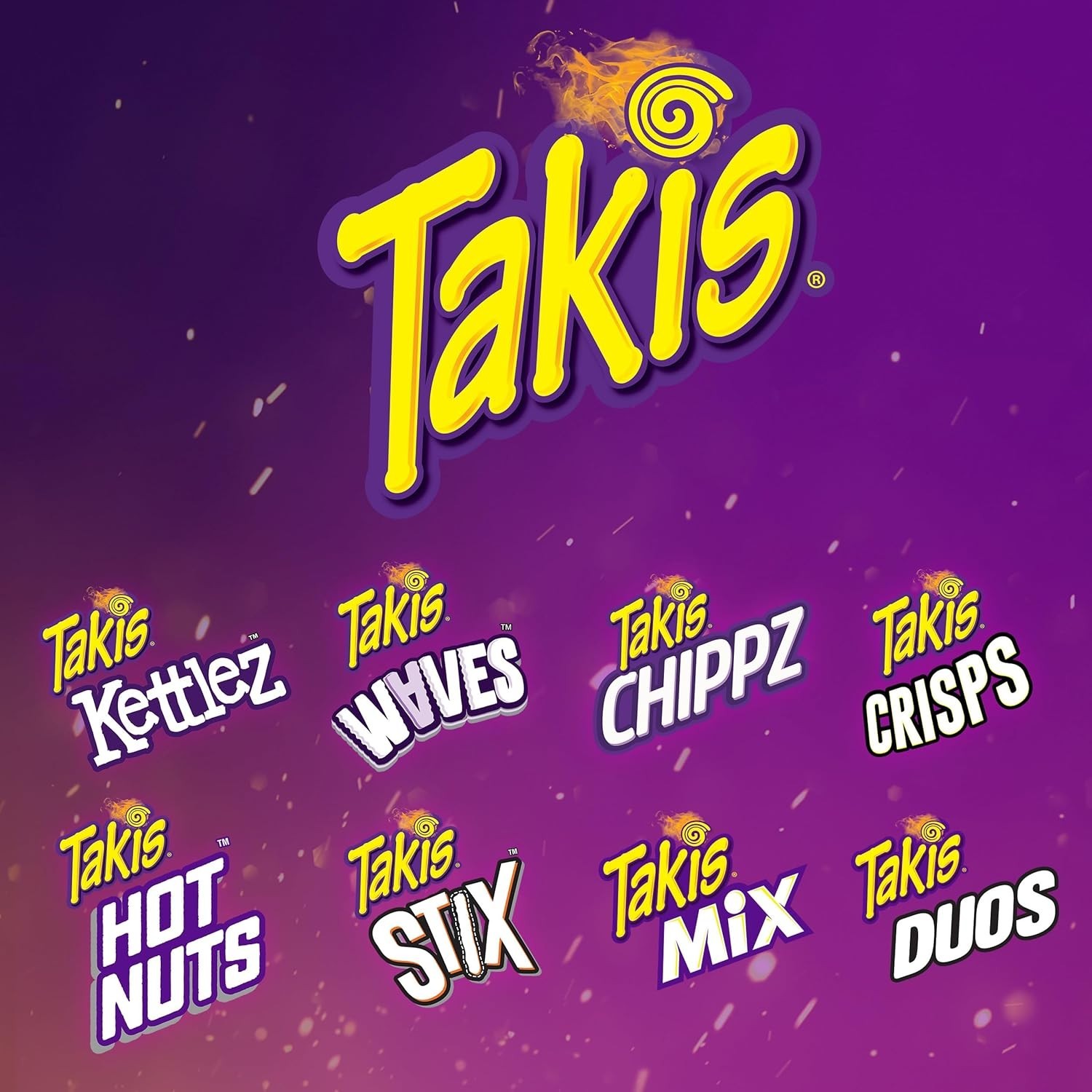Takis 18 pc / 1 oz Variety Pack, Assorted Flavored Mixed Rolled Tortilla Chips –