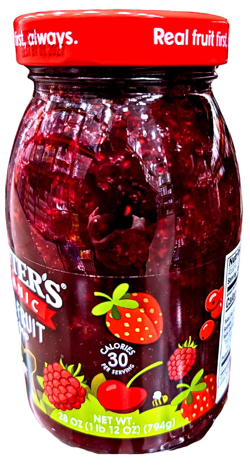 Crofter’s Organic Four Fruit Spread 28 Oz Jar EXP 01/2027