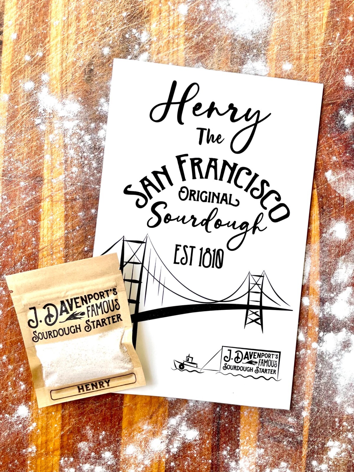 Mother’s Day Gift Sourdough Starter! San Francisco Goldminer 213 years old