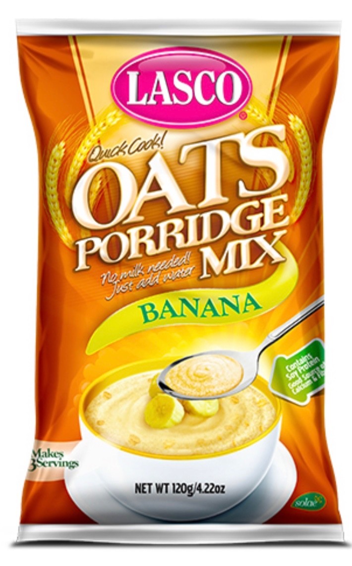 Lasco Oats Porridge Mix 120g Banana Flavour 6 Pk Jamaican Quick Cook Breakfast