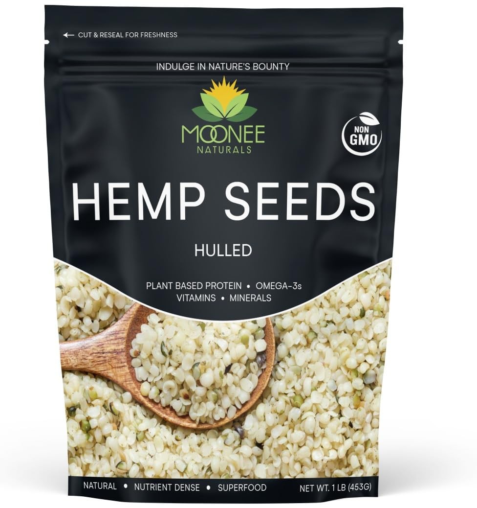 Hemp Seeds (16 Ounce / 1 LB) – Non-GMO 1 Pound (Pack of 1)