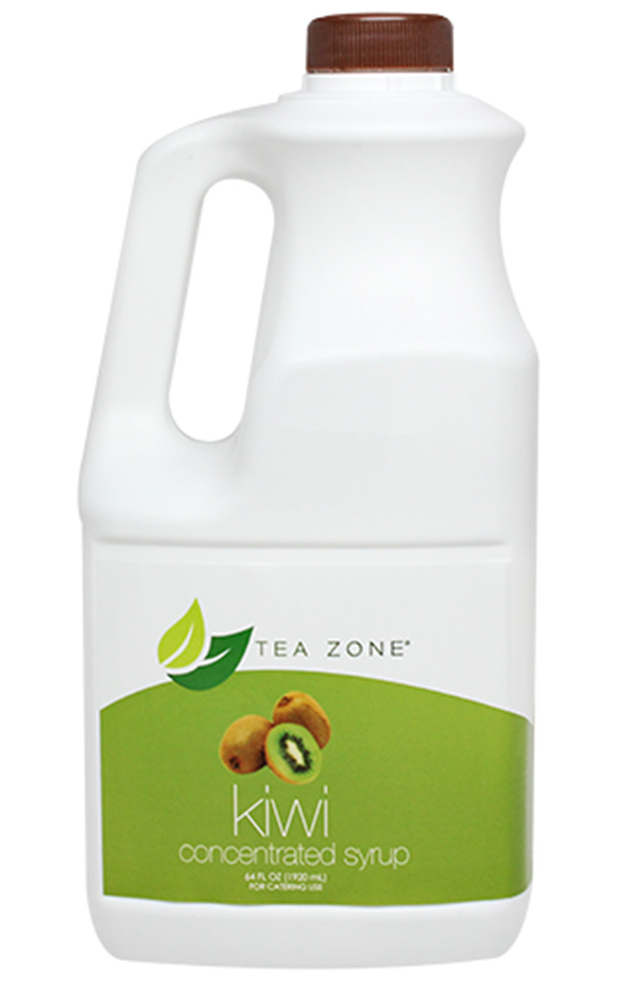 Tea Zone Premium Fruit Syrup for BubbleTea Boba 64 Fl. Oz. Assorted Flavors