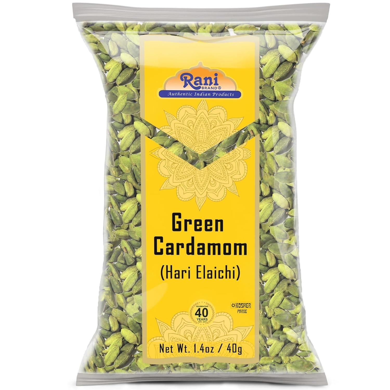 Rani Green Cardamom Pods Spice Hari Elachi 1.4oz 40g ~ All Natural | | Glute…