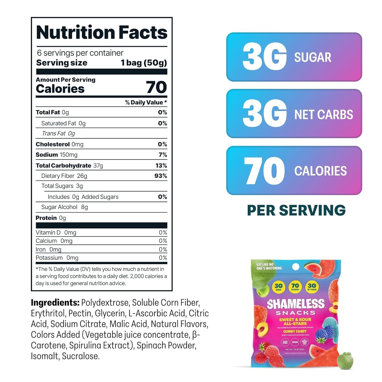 Snacks Sweet & Sour All-Stars Mixed Bag – Sour Candy & Fruit Snacks, 5 Flavor…