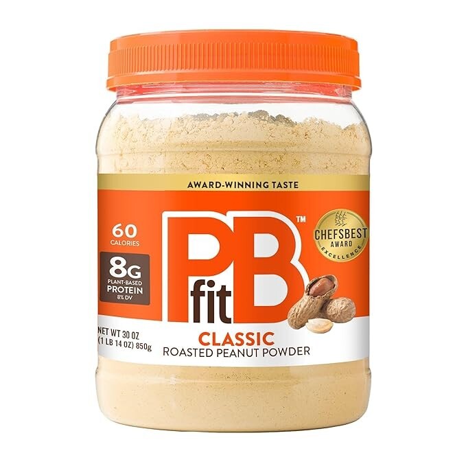 Original PB Fit Peanut Butter Powder All Natural Gluten Free Protein 30 OZ (Fast