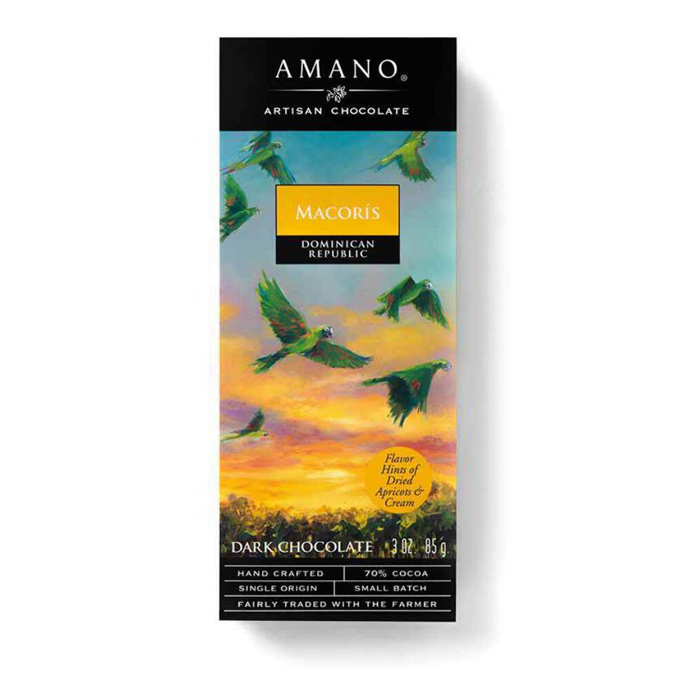 Amano Macoris Dominican Republic 70% Dark Chocolate Bar