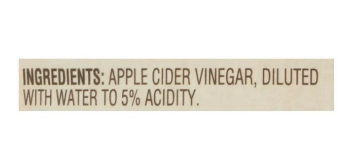Great Value Apple Cider Vinegar, 128 fl oz