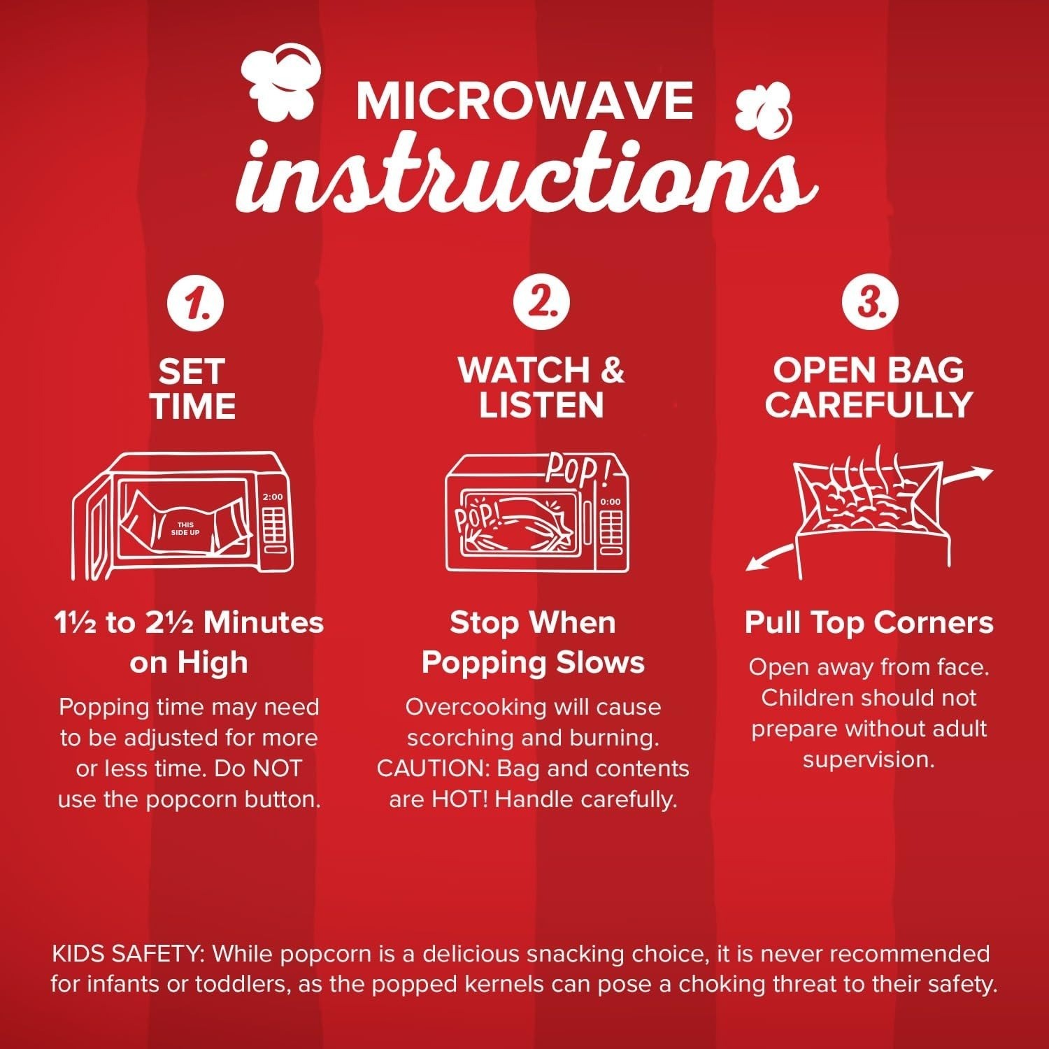 Orville Redenbacher Kettle Corn Microwave Popcorn 3.28 oz Classic Bags 6ct 3pk