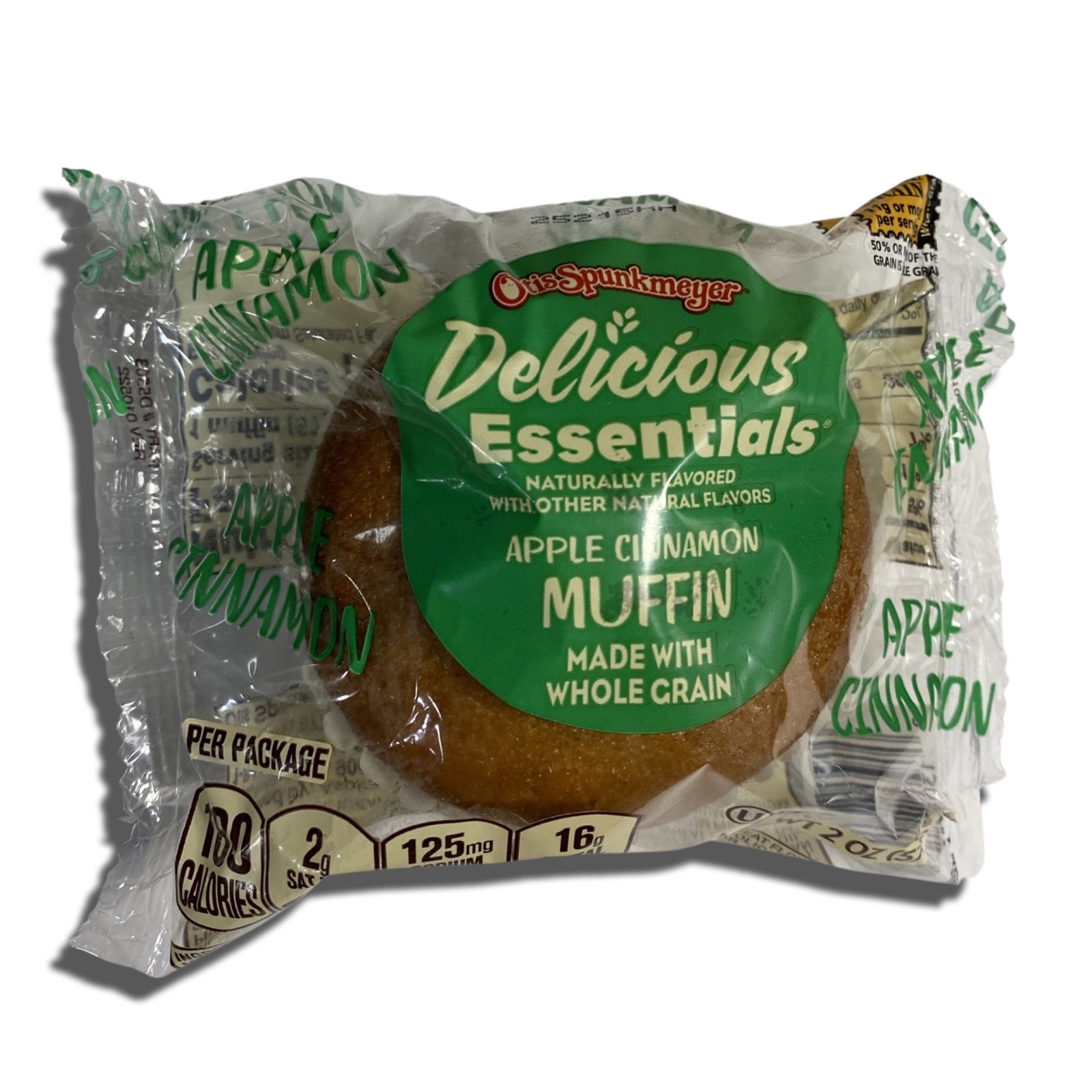 Delicious Essentials Apple Cinnamon Muffins Individually Wrapped, Baked by Otis