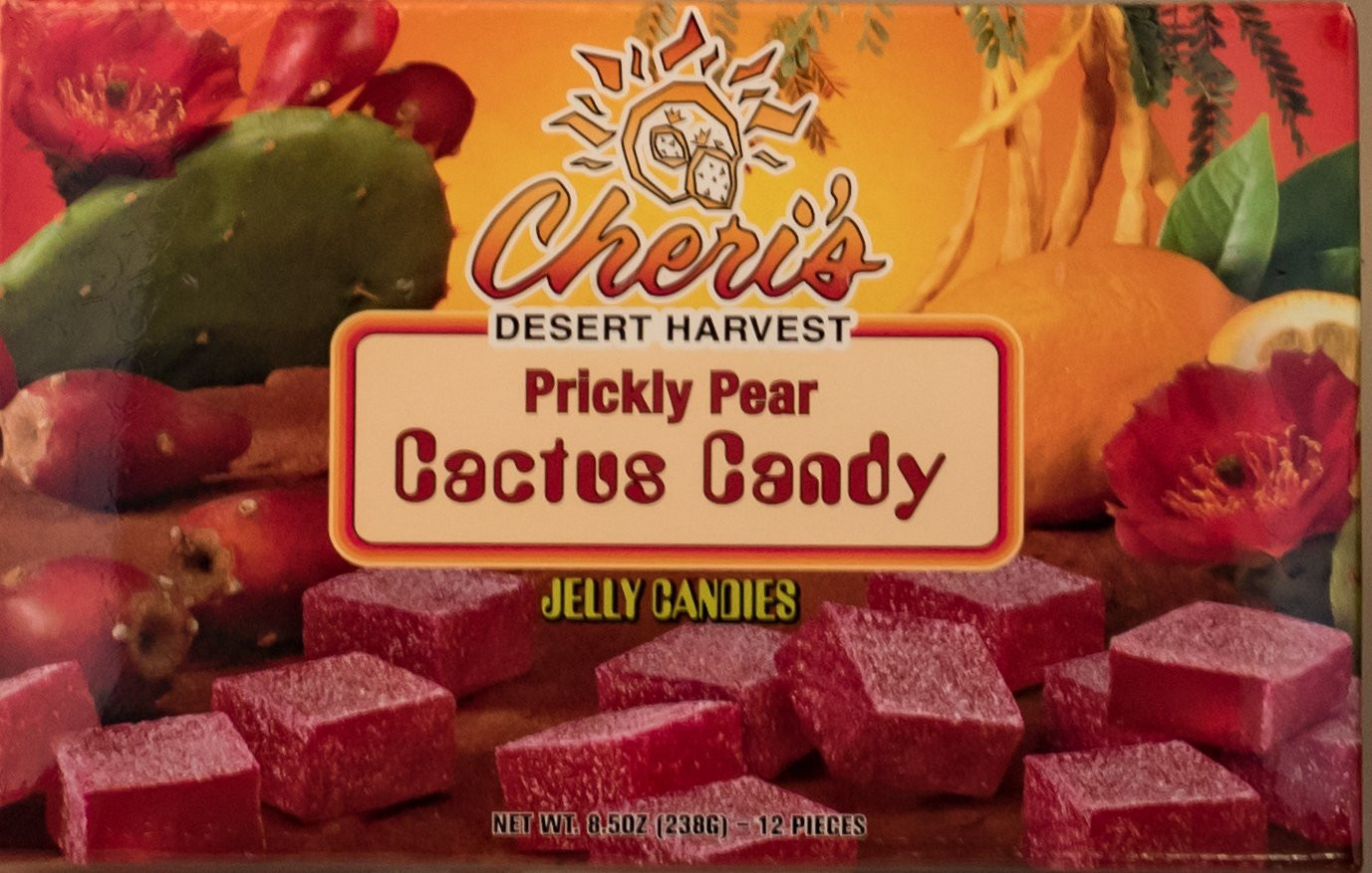 Prickly Pear Cactus Jelly Candies, 12 Pieces, 8.5 Ounces