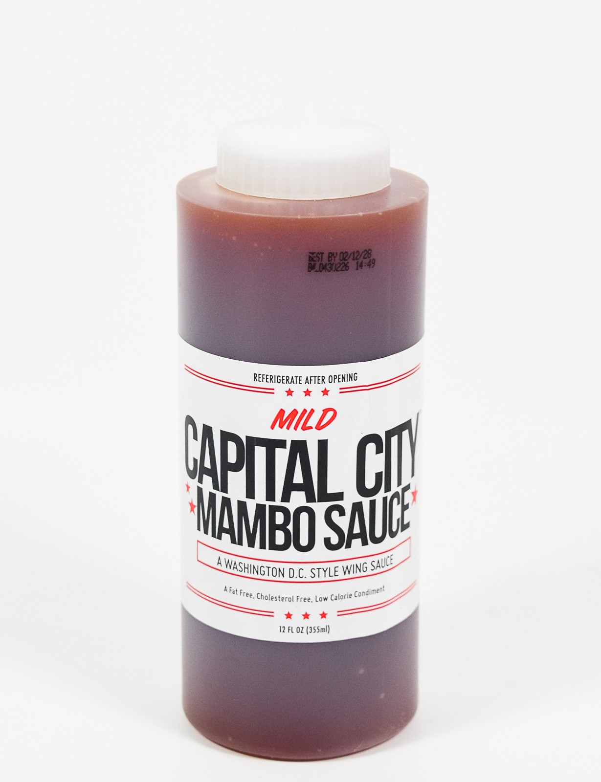 lot 5 Capital City MAMBO SAUCE 12oz DC Style Wing Sauce MILD 10/2027 ~ READ!