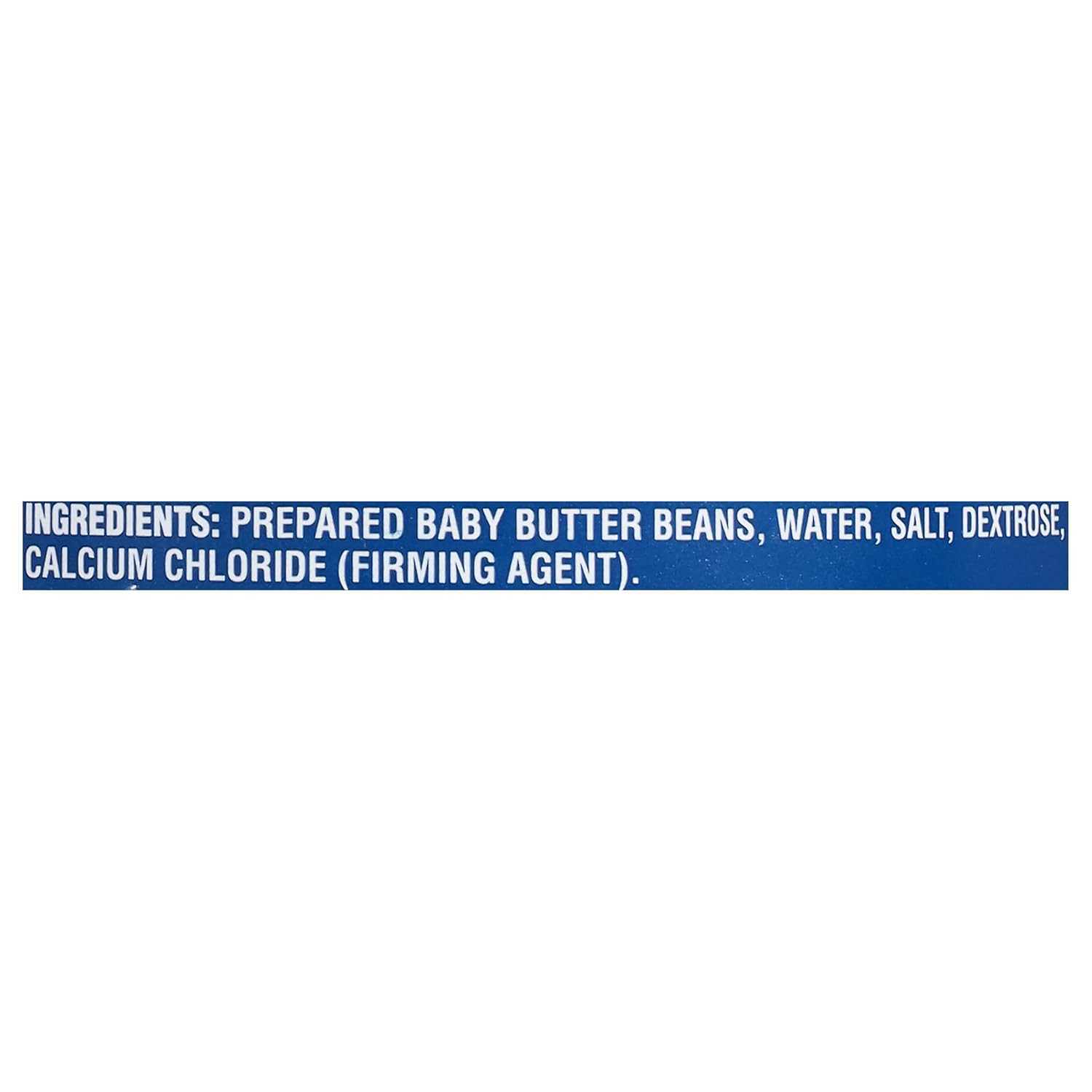 16 Oz Canned Baby Butter Beans, Source of Plant Based Protein and Fiber, Low Fat