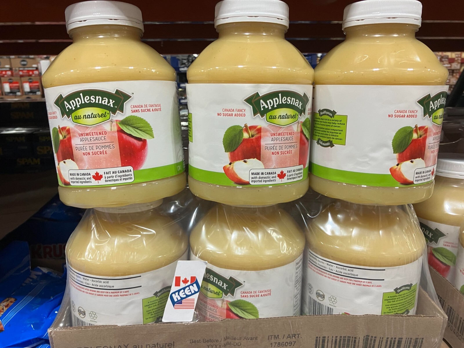 AiWaWa C, Applesnax Apple Sauce 6 x 1.24L
