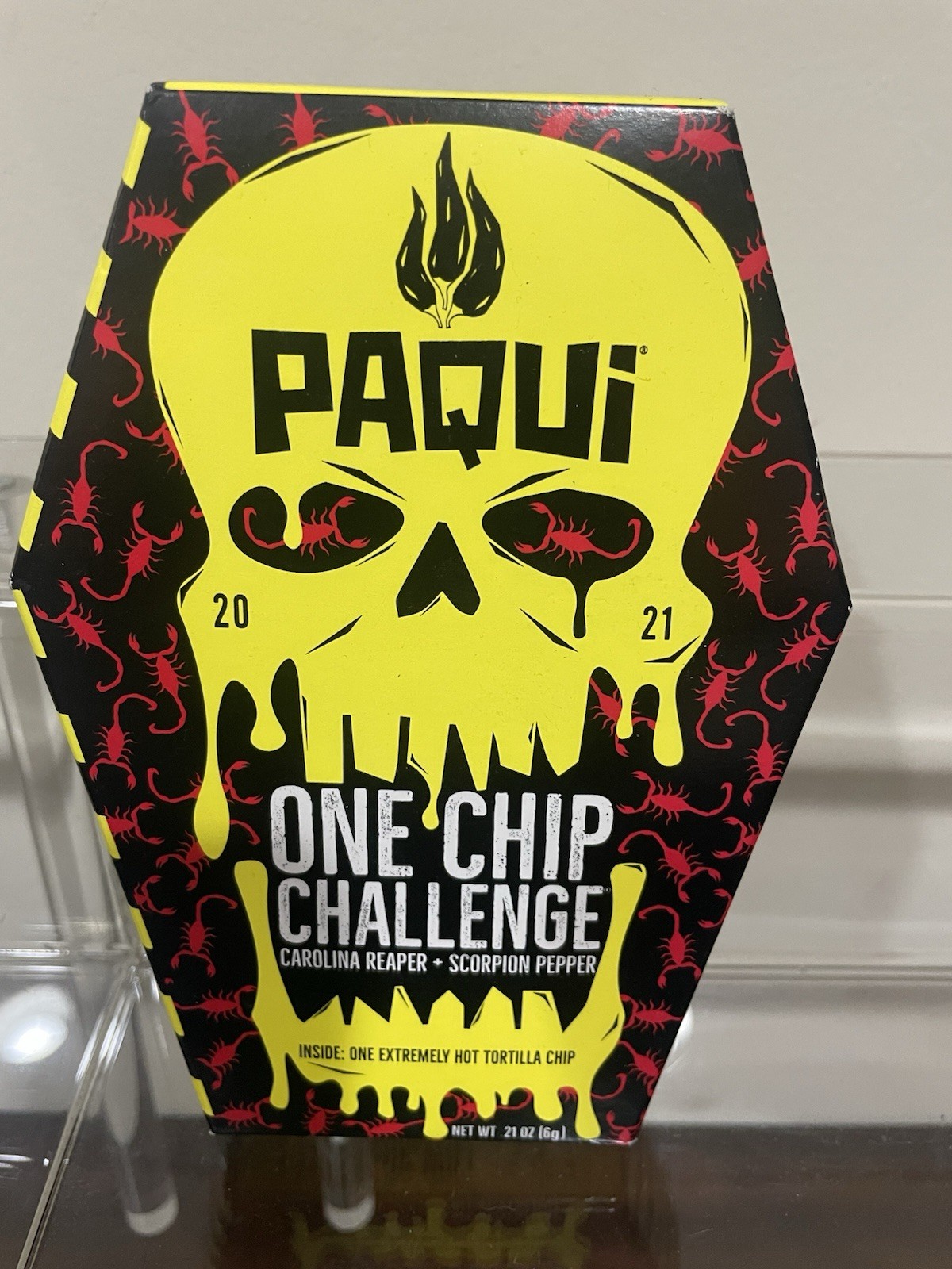 Paqui OneChip Challange 2021 Reaper Pepper+Scorpion Pepper-Extreme Heat